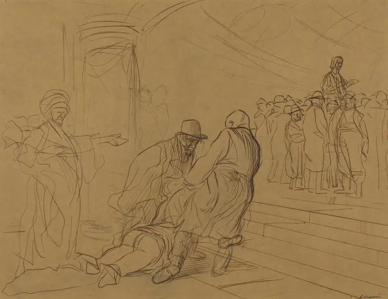 Äktenskapsbryterskan av Jean-Louis Forain