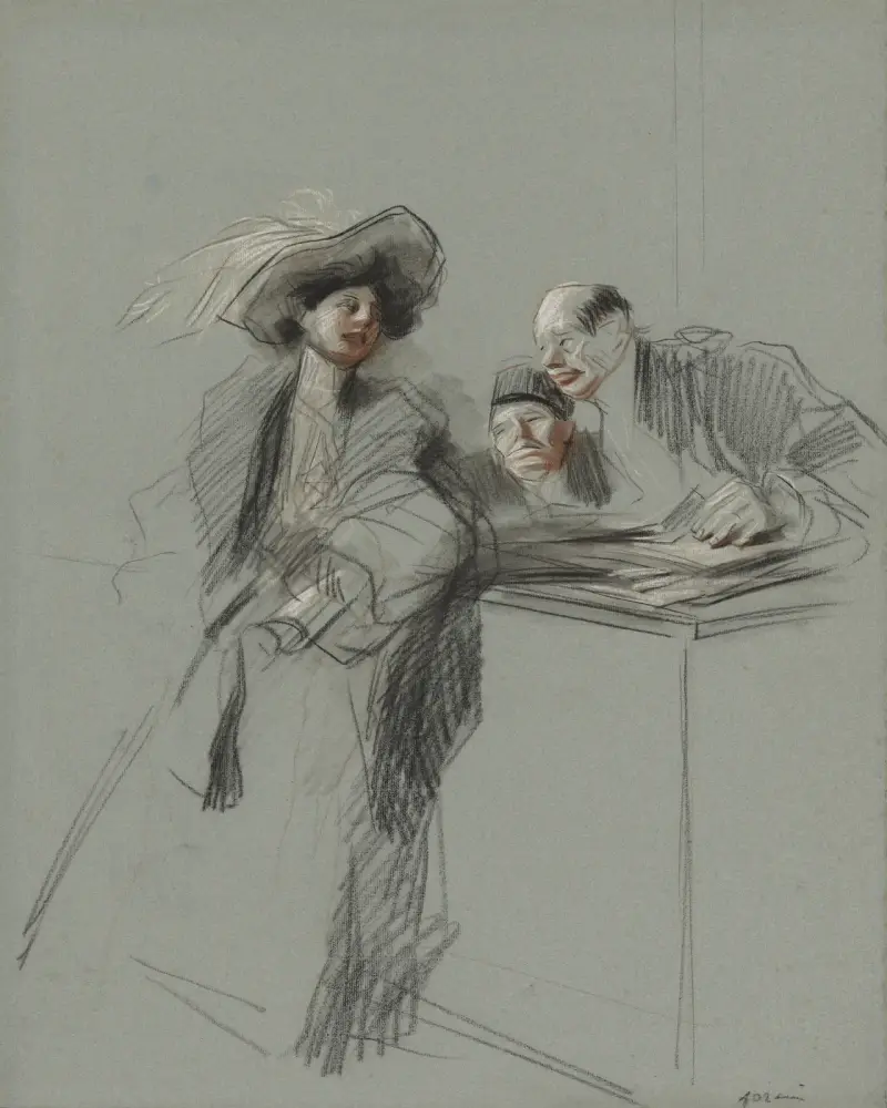 Klienten av Jean-Louis Forain