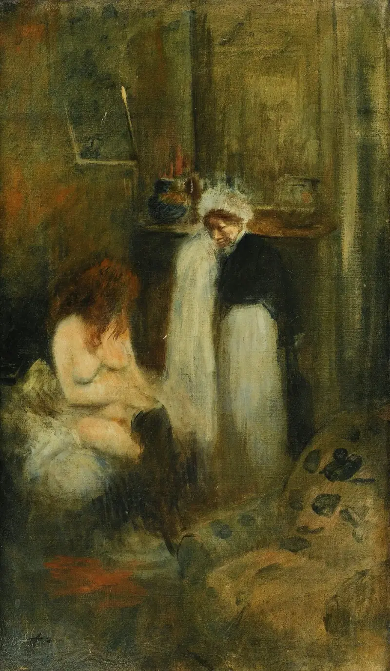 Toalettbordet av Jean-Louis Forain