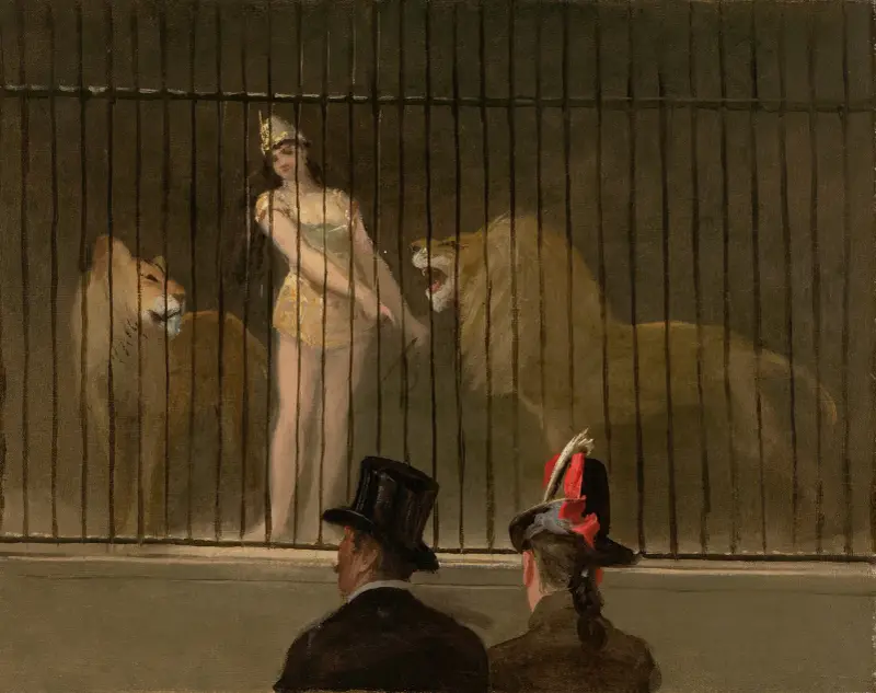 Lejontämjaren av Jean-Louis Forain