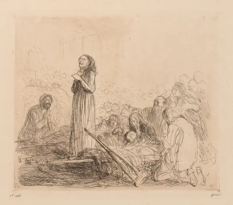 Undret i Lourdes av Jean-Louis Forain