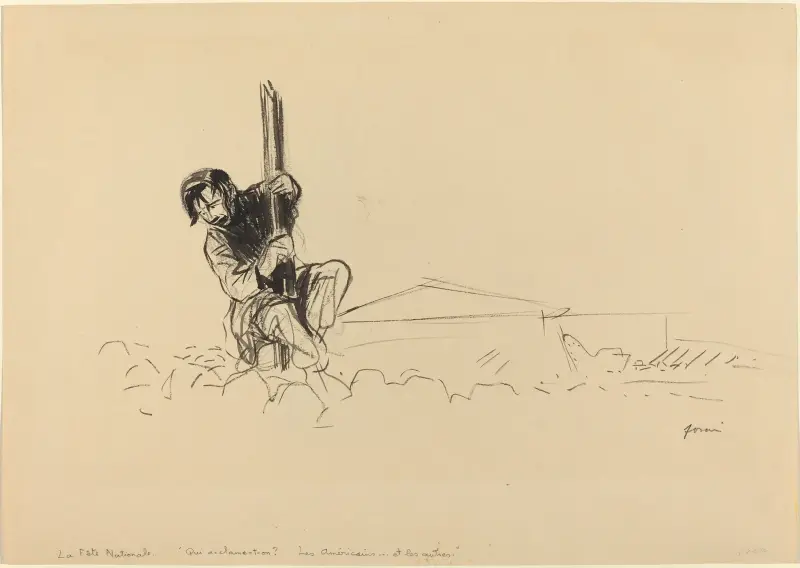 Nationaldagen av Jean-Louis Forain