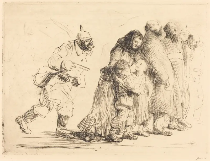 De notabla (stor plåt) av Jean-Louis Forain