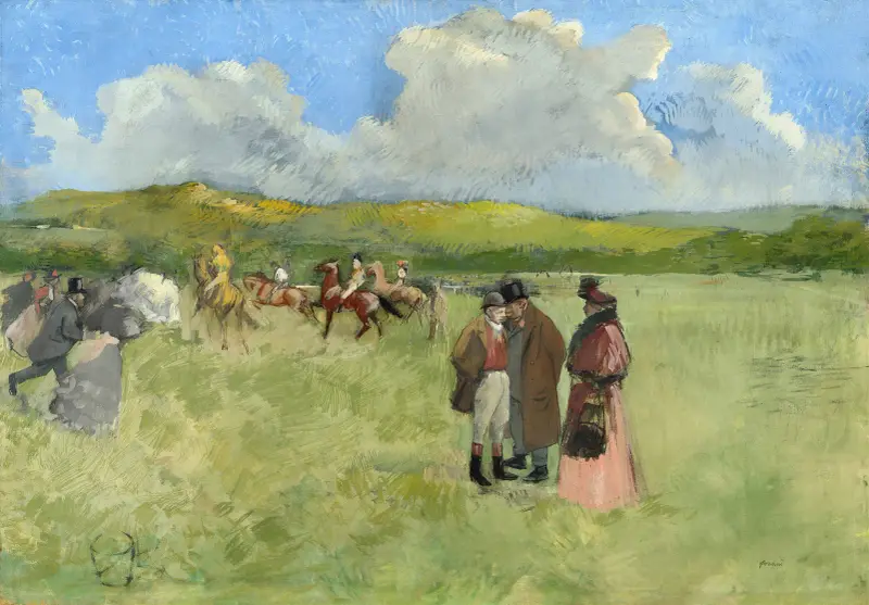 The Race Track av Jean-Louis Forain