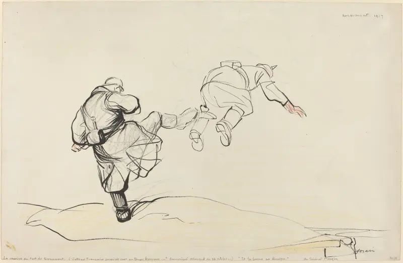 Intagandet av Fort Douaumont av Jean-Louis Forain