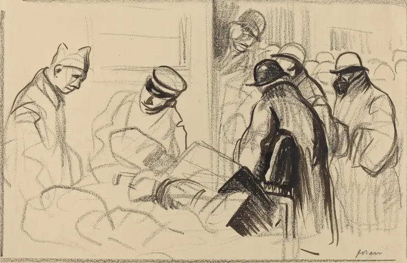 Tåget till Bern av Jean-Louis Forain