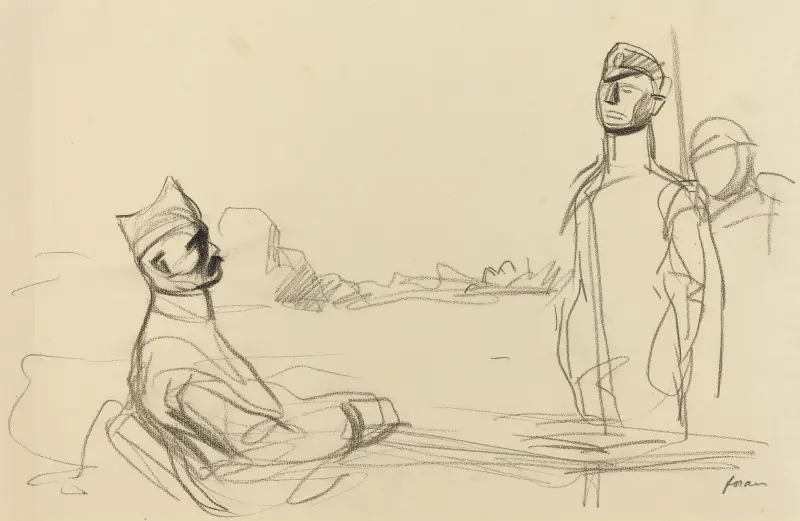 Toward Justice av Jean-Louis Forain