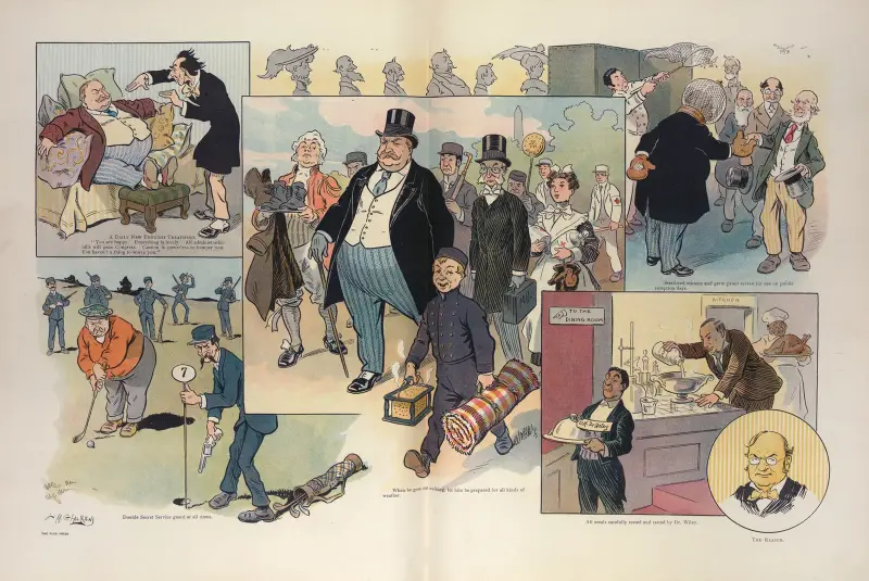 Heaven protect Taft! – there’s a reason av Louis Glackens