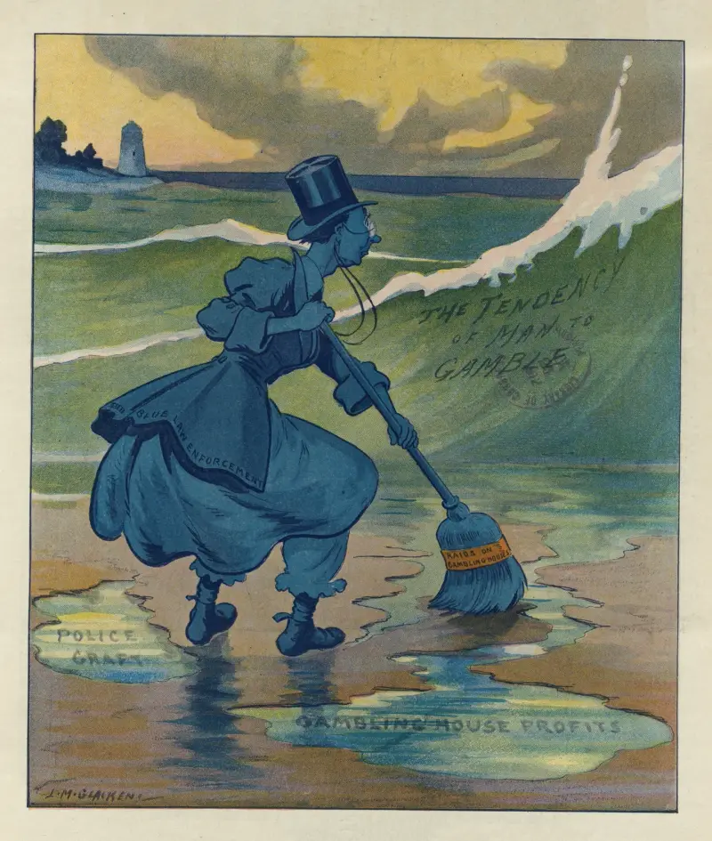 Mrs. Partington übertroffen von Louis Glackens