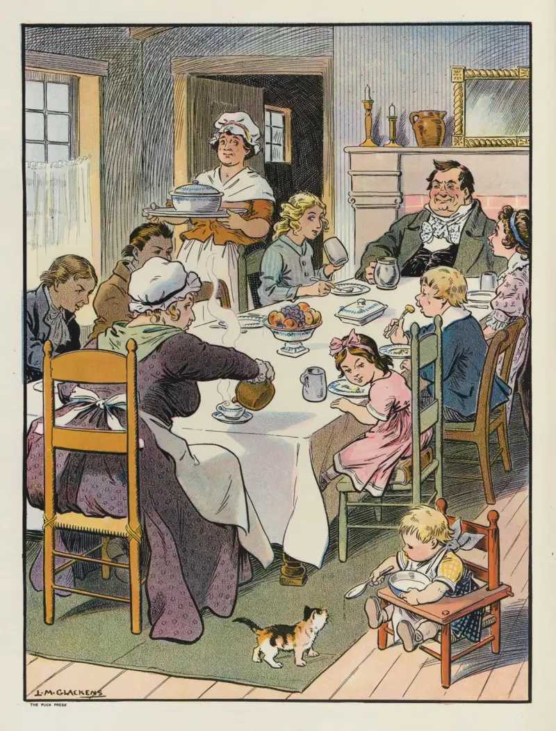 Die amerikanische Familie von Louis Glackens