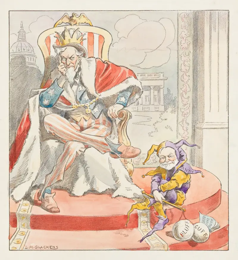 Der Hofnarr, 1912 – Nr. 1 von Louis Glackens