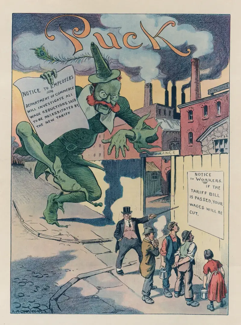 Der Kobold kriegt dich, wenn du nicht aufpasst! von Louis Glackens