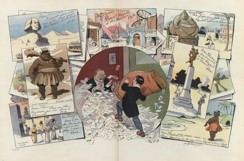 Der große amerikanische Reisende von Louis Glackens
