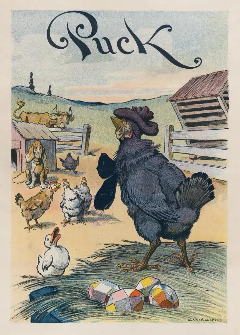 Das Neueste in Sachen Ostereier von Louis Glackens