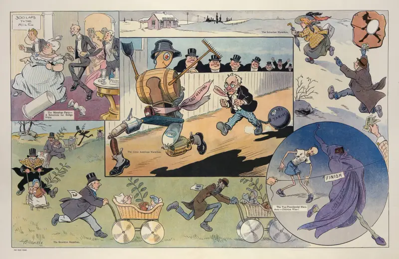 Das Marathonspektakel von Louis Glackens