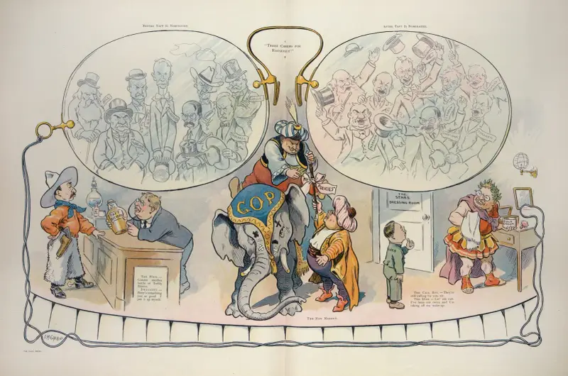 Der republikanische Konvent von Louis Glackens