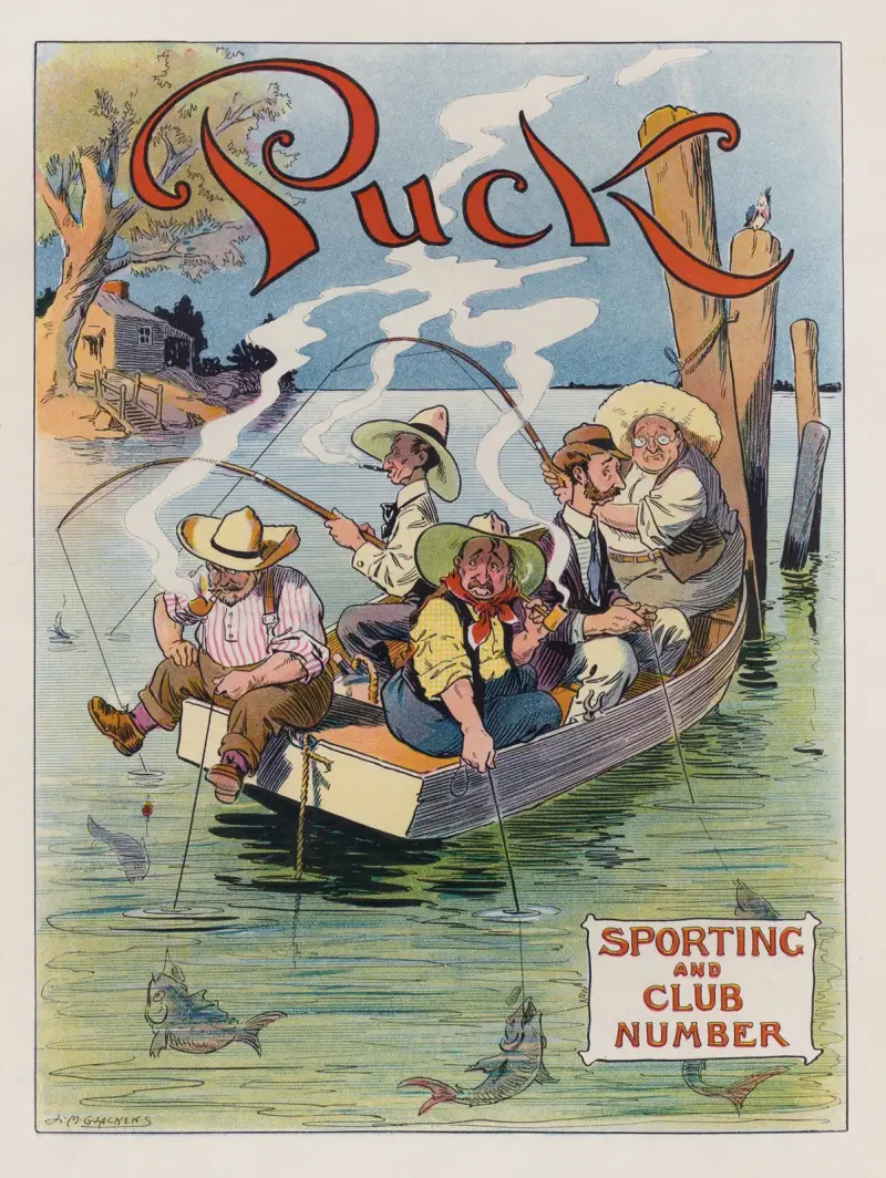 Der geizige Fischerclub von Louis Glackens