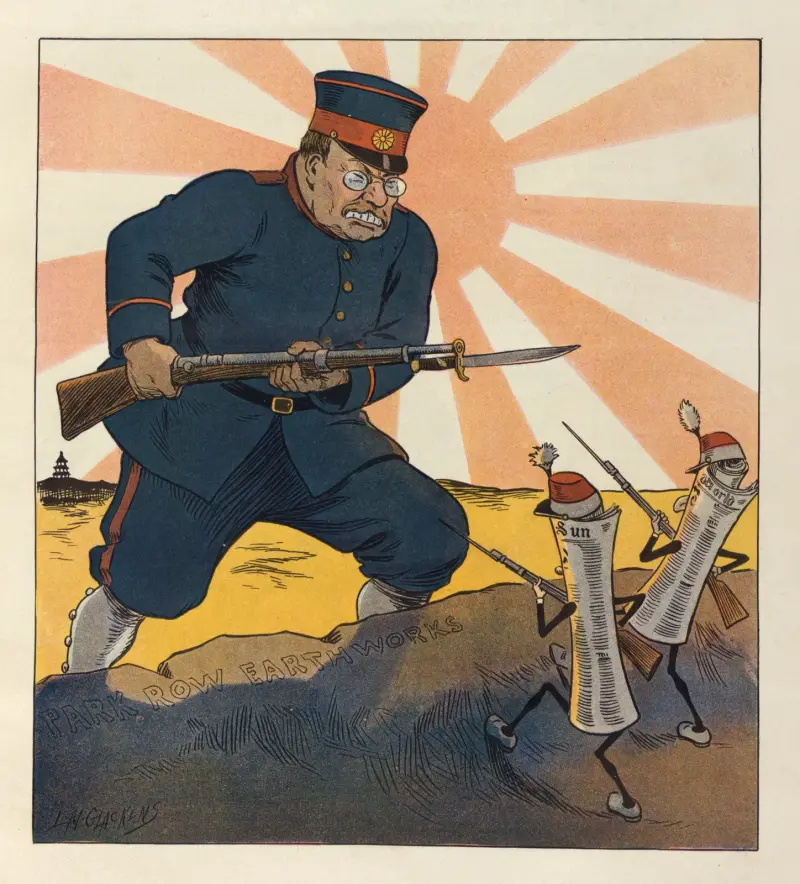 Der Krieg mit Japan von Louis Glackens