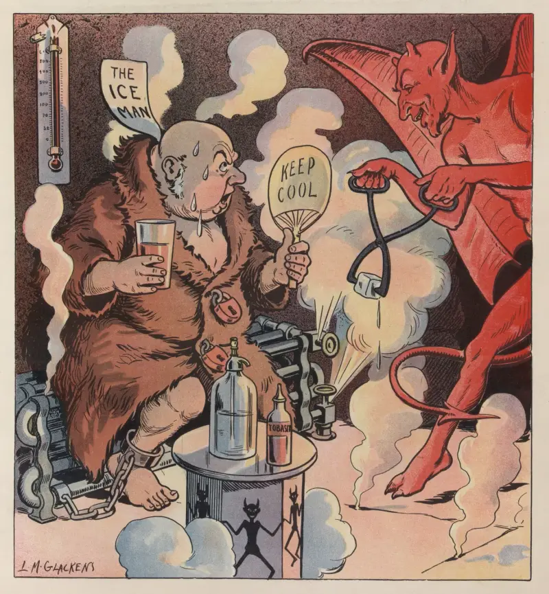 Wenn der Eismann kommt von Louis Glackens