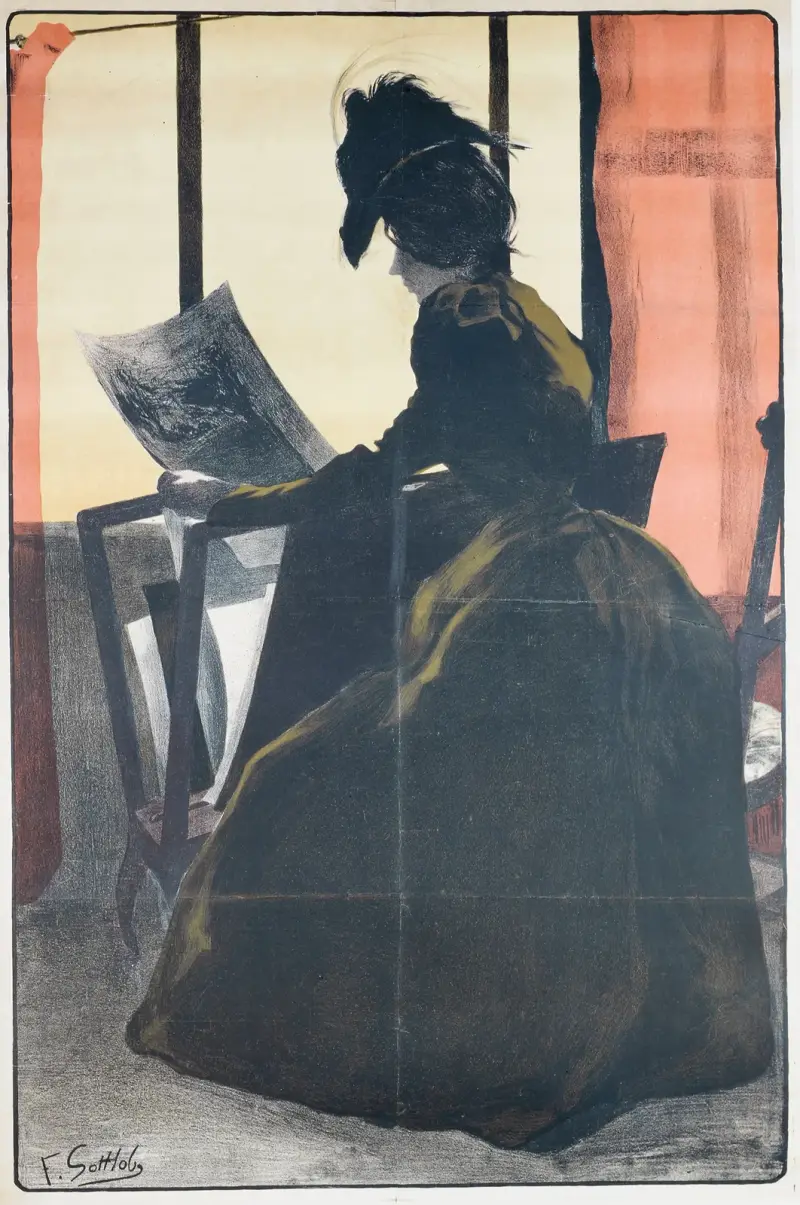 2è Exposition des Peintres Lithographes, du 10 au 25 janvier 1899, Salle du Figaro, 26 Rue Drouot av Fernand Louis Gottlob