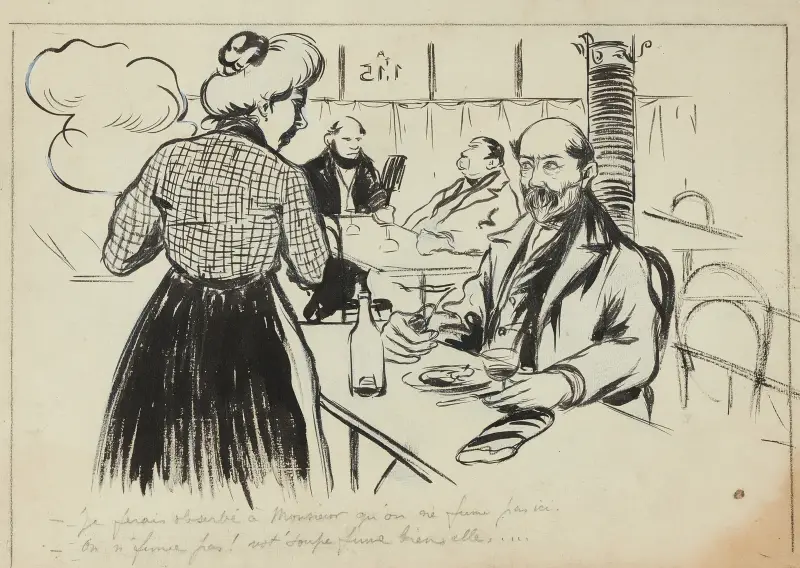 På restaurangen av Fernand Louis Gottlob