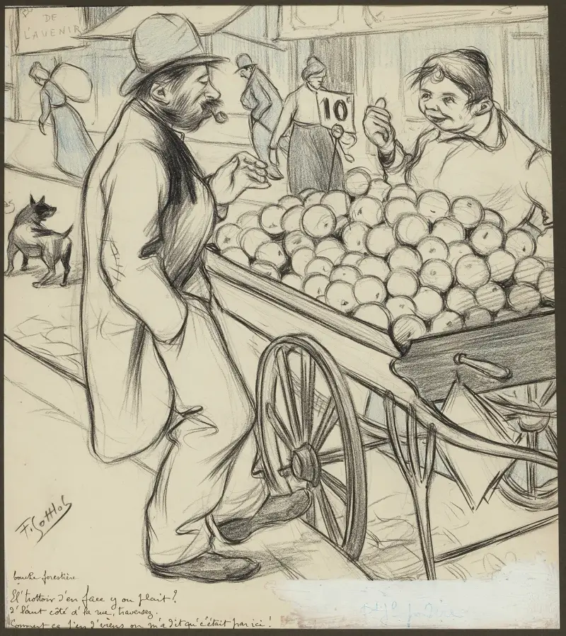 Bouche forestière av Fernand Louis Gottlob
