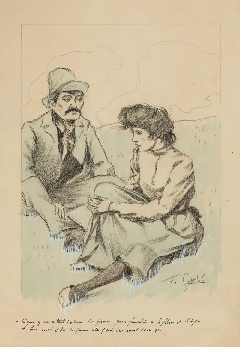 C’qui y en a tout d’même des jeunes gens fauchés a la fleur de l’âge – oh. Ben moi j’lai toujours été j’suis pas mort av Fernand Louis Gottlob