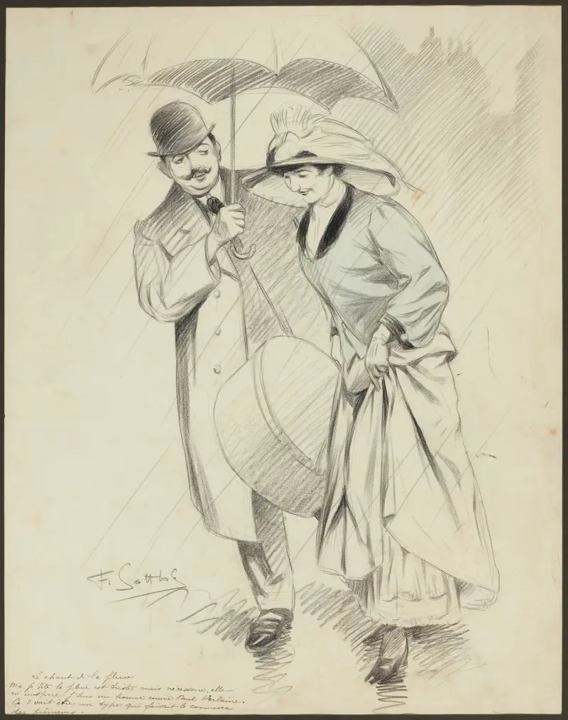 Im Regen von Fernand Louis Gottlob