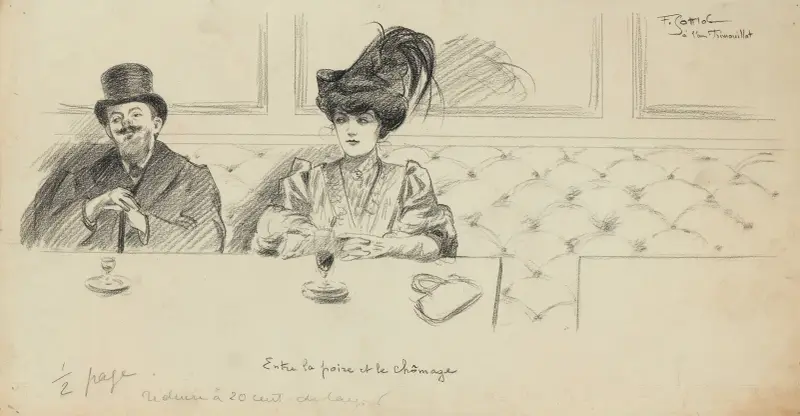 Mellan päron och arbetslöshet av Fernand Louis Gottlob