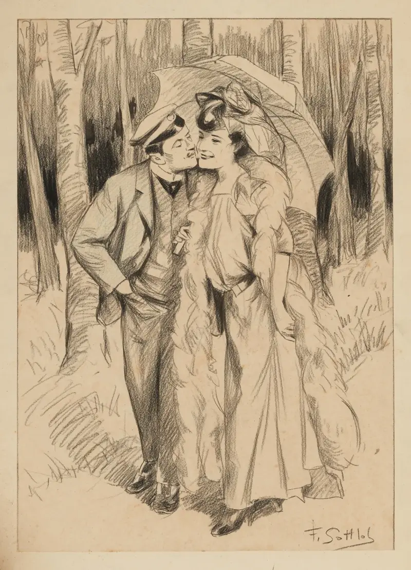 Future rosière av Fernand Louis Gottlob