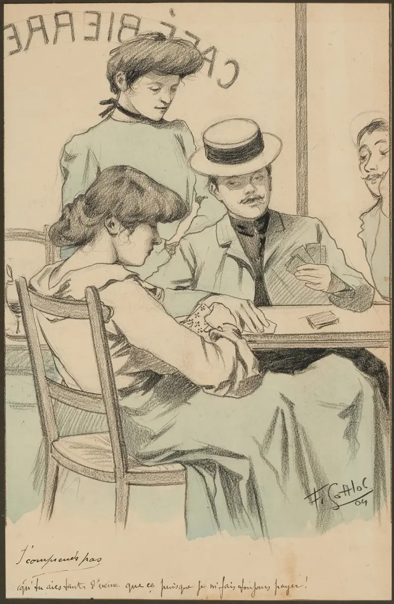 J’comprends pas qu’tu aies tants d’veine que ça puisque je m’fais toujours payer av Fernand Louis Gottlob