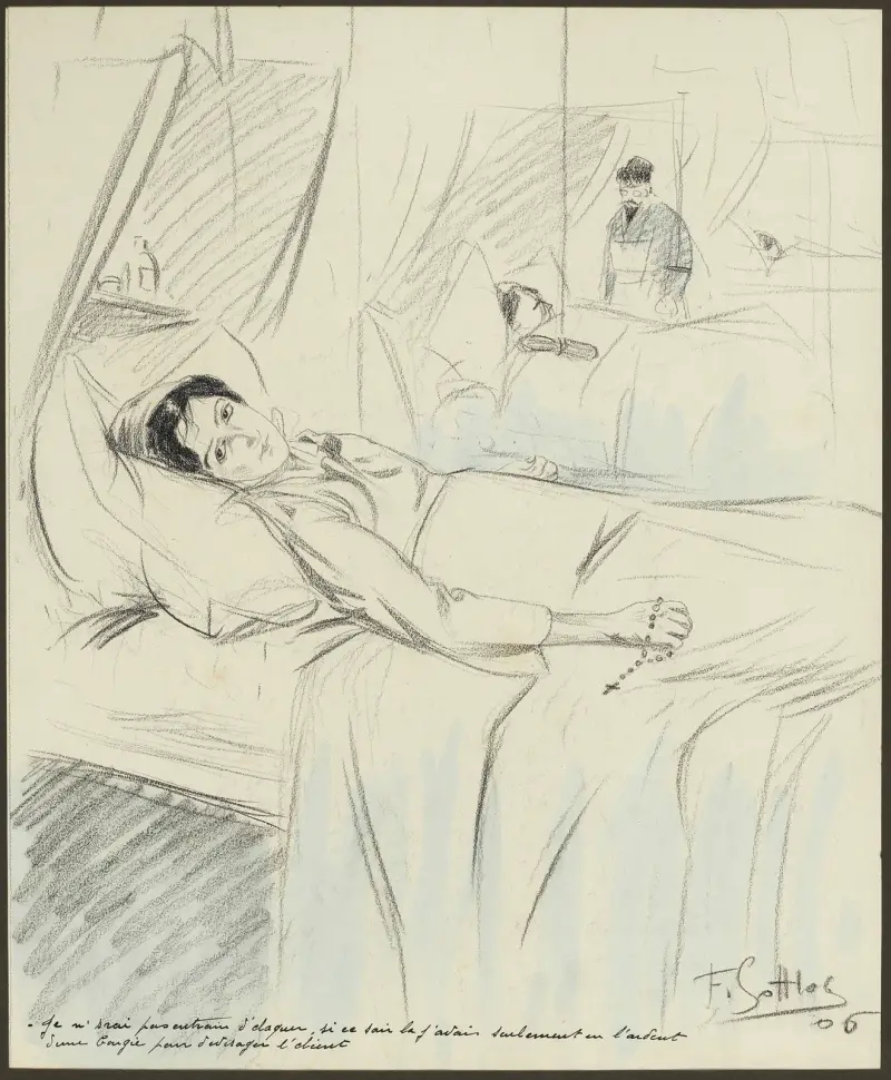 Je n’srai pas en train d’claquer, si ce soir la j’avais seulement eu l’ardent d’une bougie pour dévisager l’client av Fernand Louis Gottlob