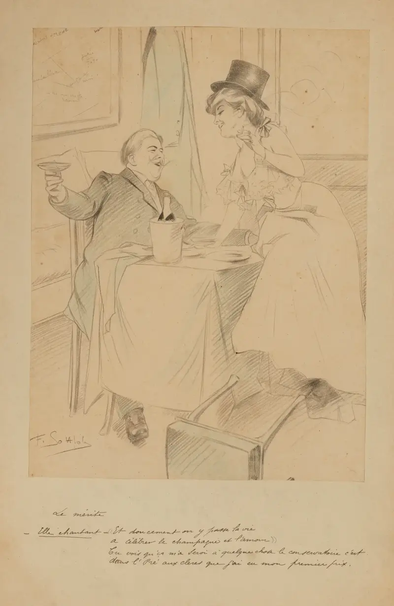 Le mérite ou Le sentier fait la noce av Fernand Louis Gottlob