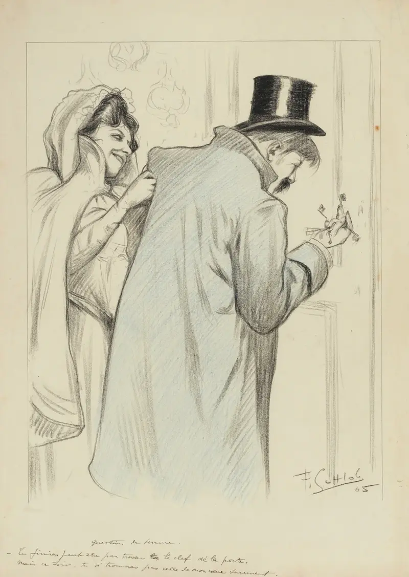 Fråga om lås av Fernand Louis Gottlob