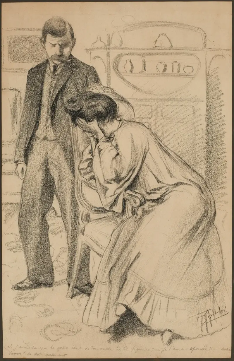 Si j’avais su que le gosse était de ton oncle tu te figures que je t’aurais épousée. avec 60000 f de dot seuleme av Fernand Louis Gottlob