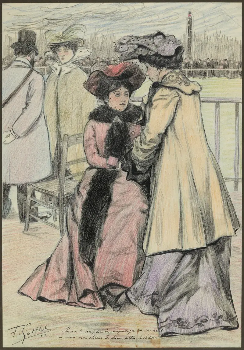 Du schminkst dich nicht mehr für deinen Teint – Nein, mein Liebling, der Dünne zieht den Hasen an von Fernand Louis Gottlob