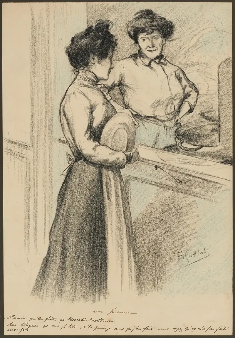 Une preuve av Fernand Louis Gottlob