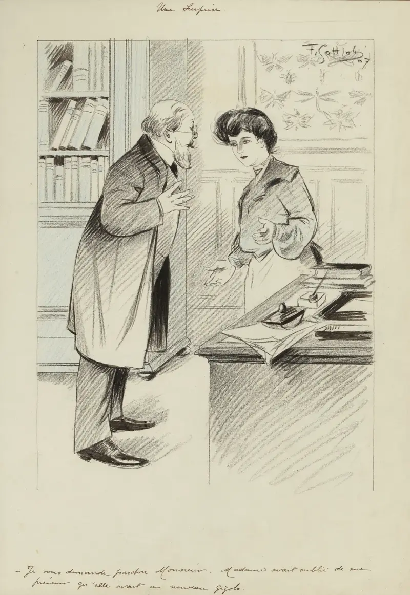 En överraskning av Fernand Louis Gottlob