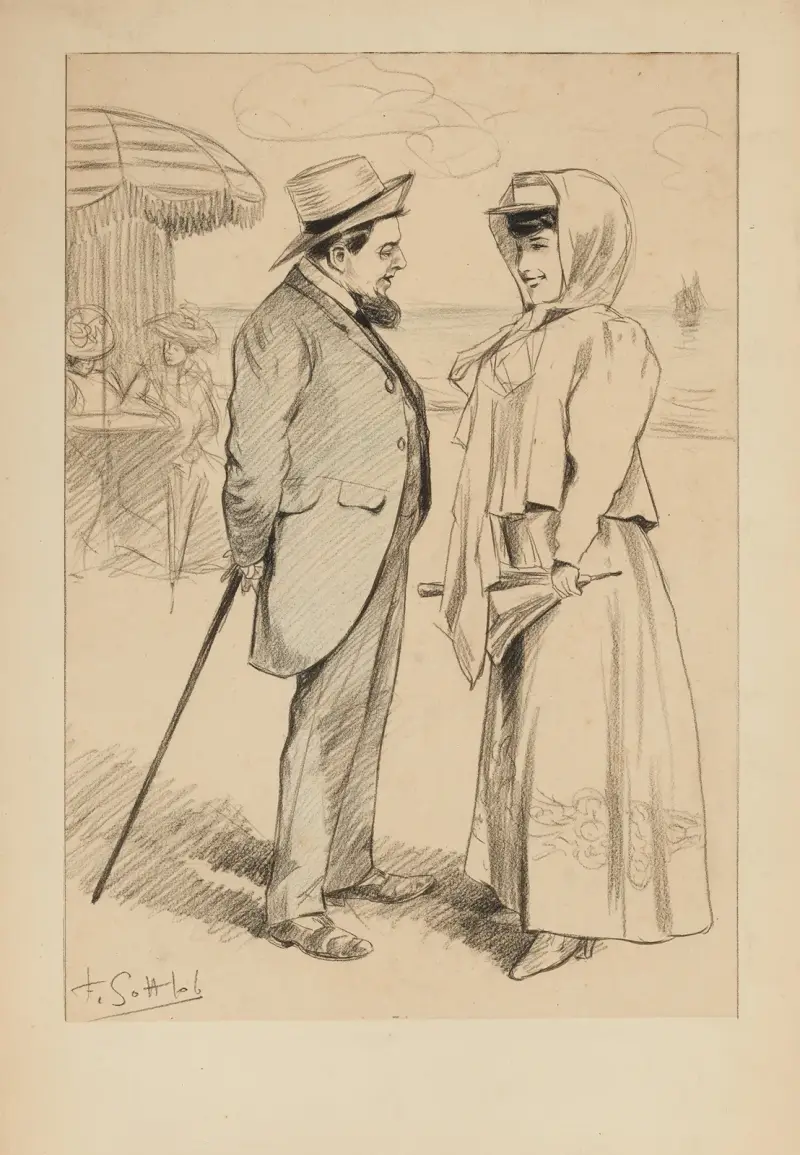 Yankei. Oui madame je suis un américain du sud, je suis de Montauban av Fernand Louis Gottlob
