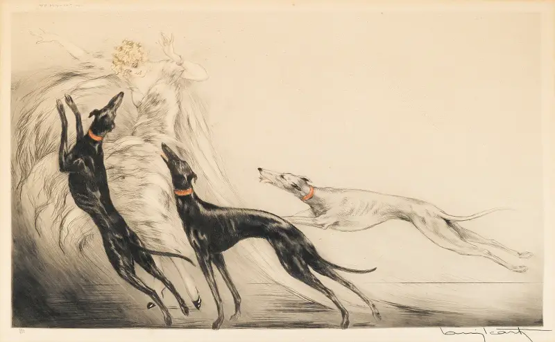 Coursing II, Louis Icart