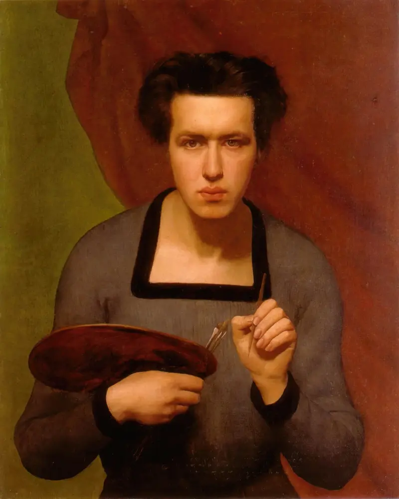 Självporträtt av Louis Janmot