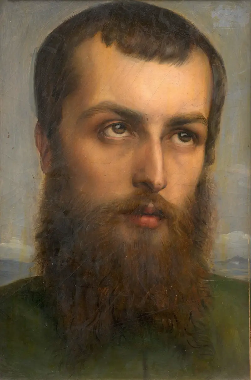 Förmodat självporträtt av konstnären av Louis Janmot