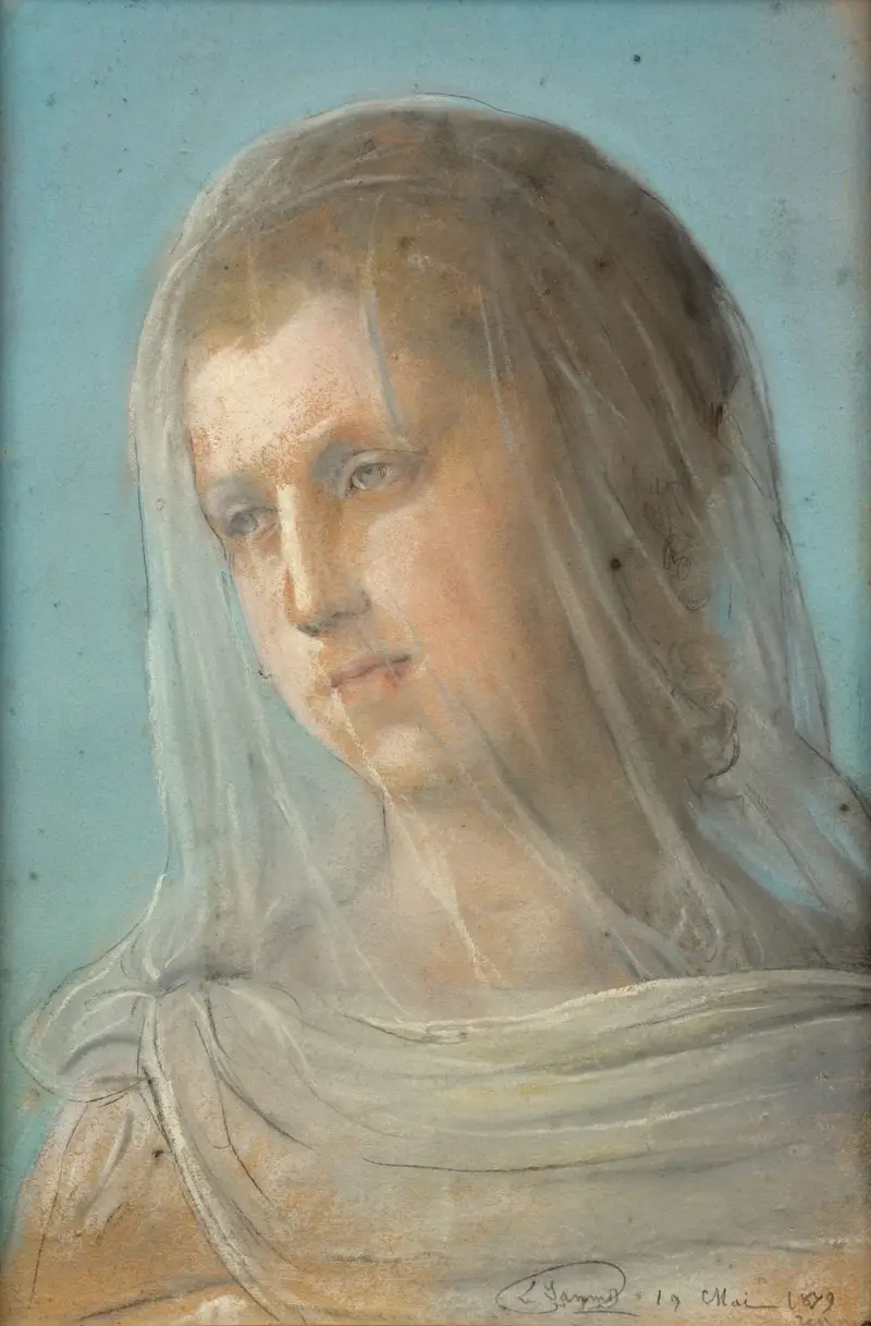 Studie für die Figur der Keuschheit von Louis Janmot