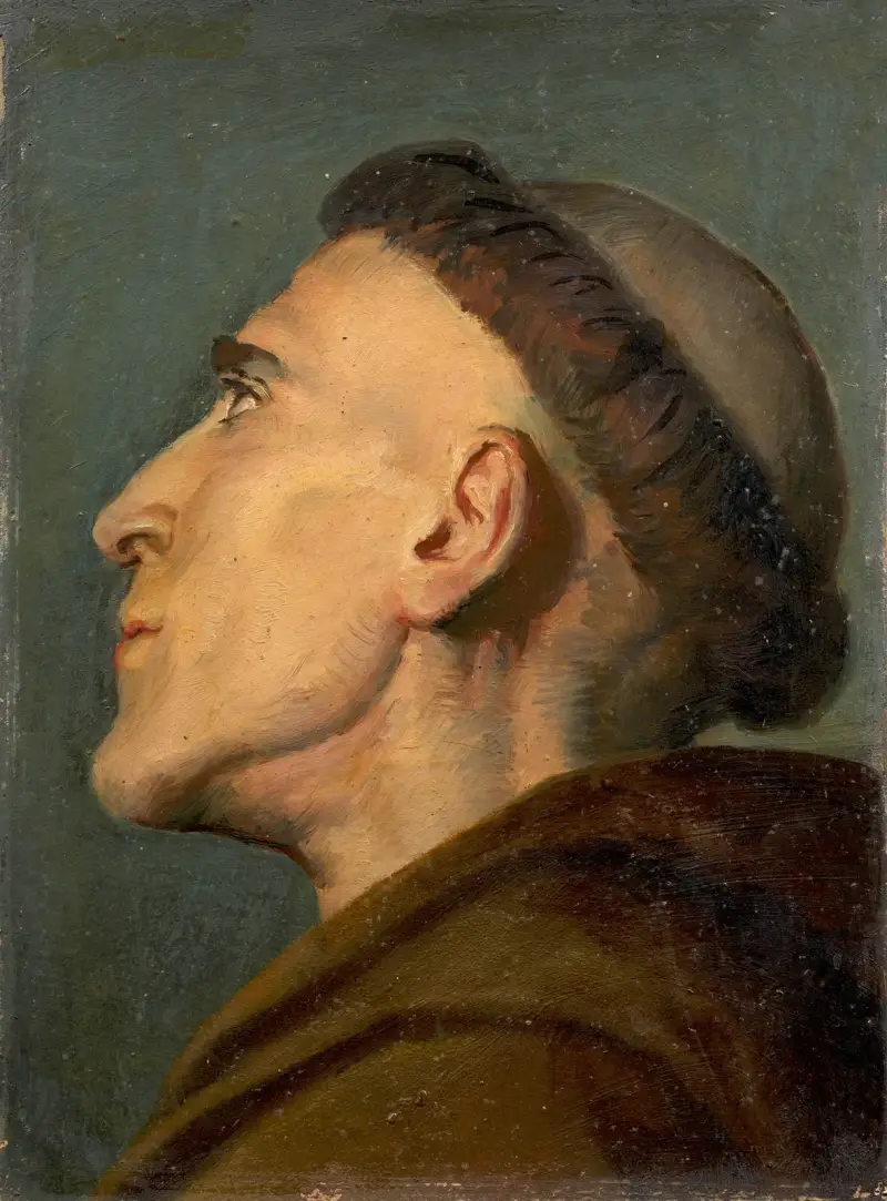 Study of Saint Francis of Assisi av Louis Janmot