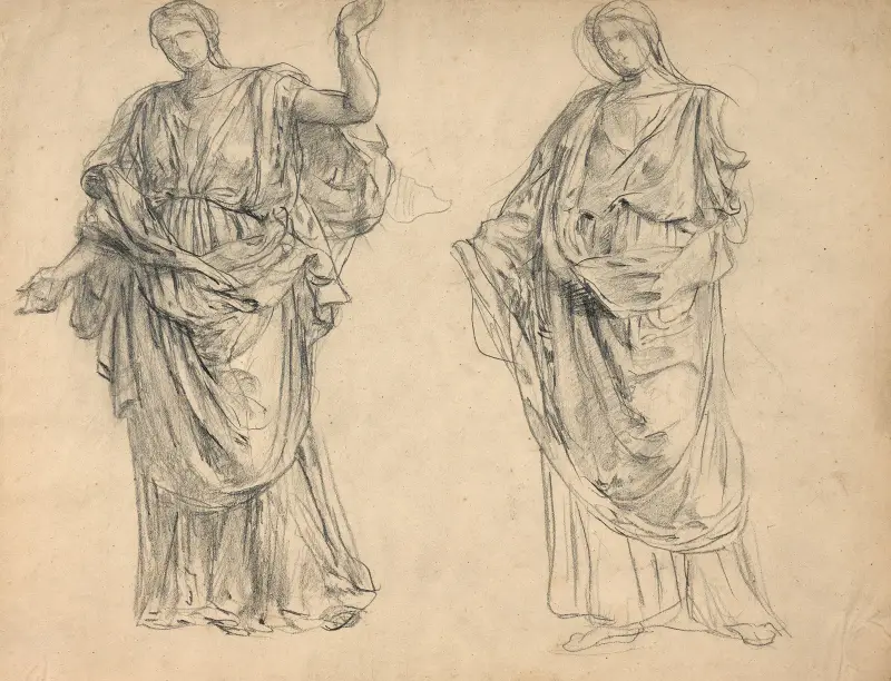 Heiligenstudie von Louis Janmot