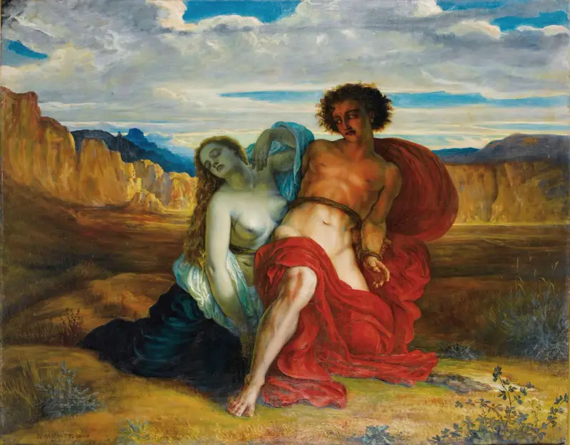 Mezences plågor av Louis Janmot