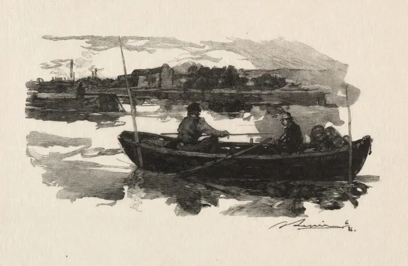 Vid Seine av Auguste Louis Lepère