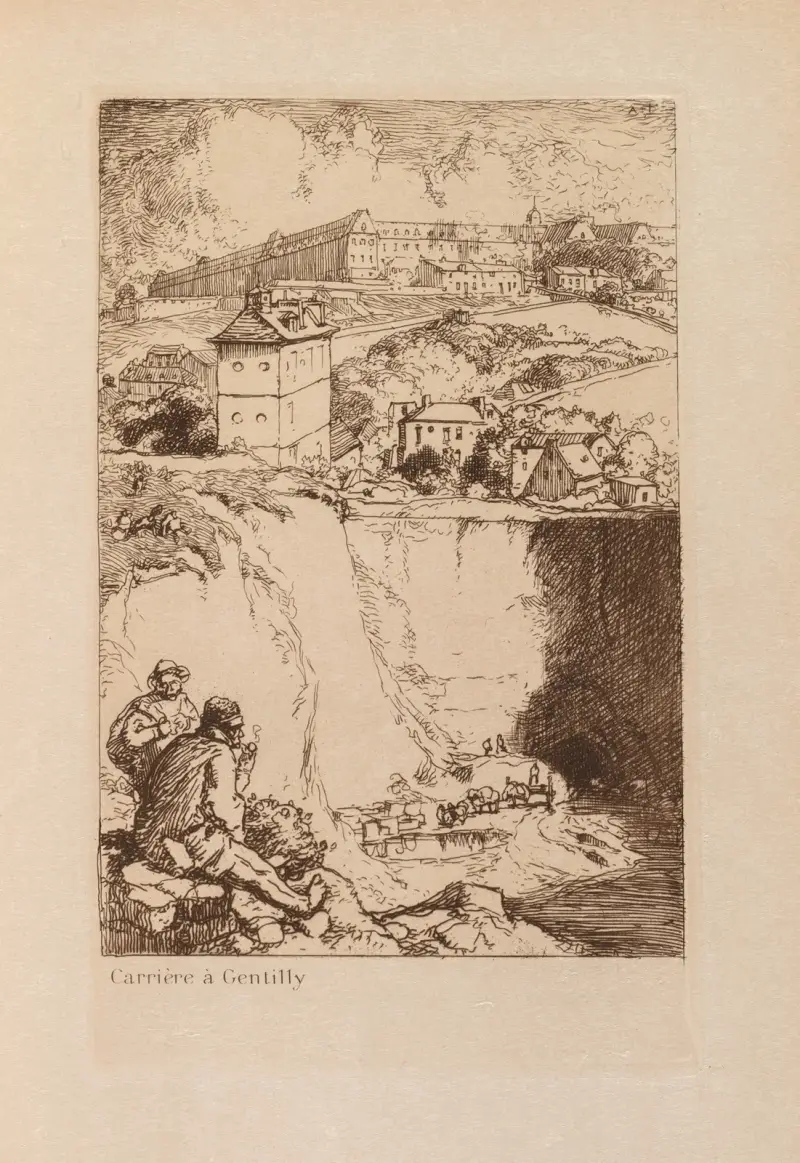 Vagn vid Gentilly av Auguste Louis Lepère