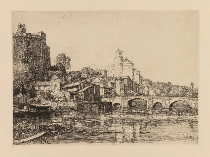 Clisson (Loire-Maritime) av Auguste Louis Lepère
