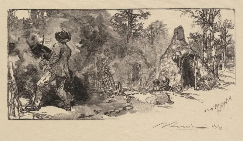 Kohlenmänner von Auguste Louis Lepère